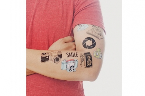Татуировка - сообщение с логотипом