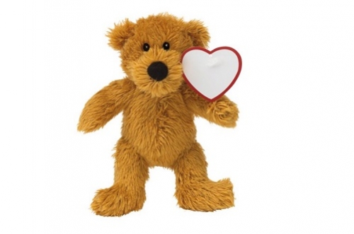 Медведь Doris с сердцем с логотипом