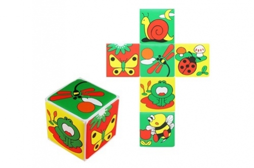 Кубики мягкие7,5 см х7,5х7,5см в наборах и отдельно