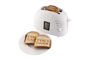 Тостеры, выжигающие логотип на хлебе