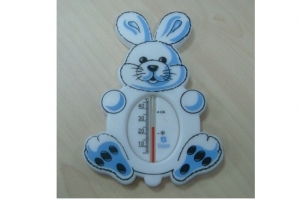 Термометр для пластмассовый Зайчик с логотипом
