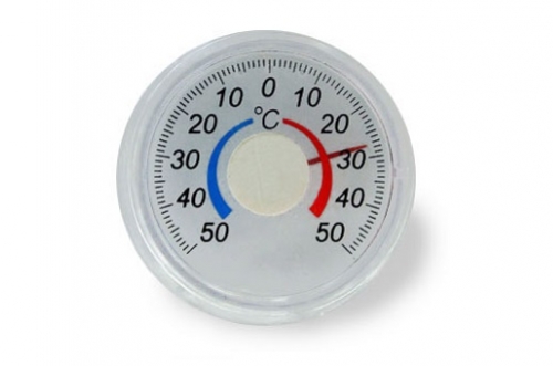 Комнатный круглый термометр с логотипом