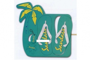 Набор Сланцы + брелок с логотипом