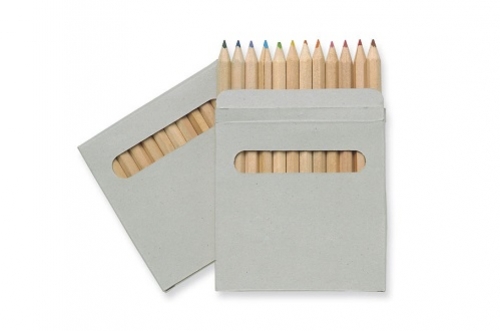 Набор 12 карандашей с лого на коробке